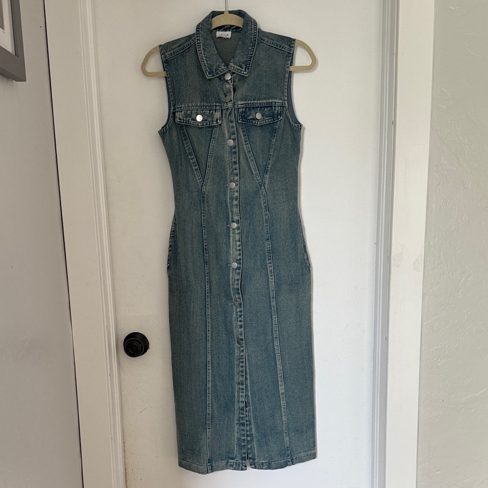 Denim Midi Dress